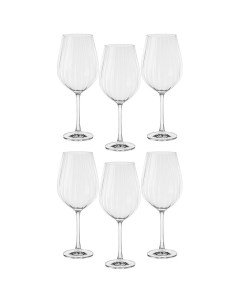 Набор бокалов для вина Columba optic стекло 6шт 500мл 669 402 Crystal bohemia