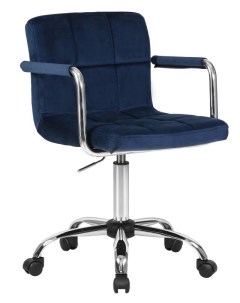 Офисное кресло для персонала TERRY LM 9400 велюр синий Dobrin