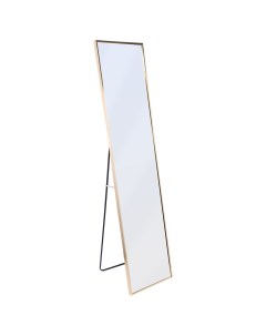Зеркало напольное 35x150 см металл прямоугольное золотистое Trend Kuchenland