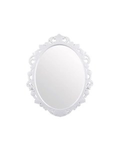 Зеркало в рамке Ажур 585х470мм белый Nobrand