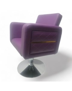 Парикмахерское кресло Лоренс Фиолетовый Гидравлика диск Nobrand