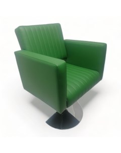 Парикмахерское кресло Фьюжн зеленый Гидравлика диск Nobrand