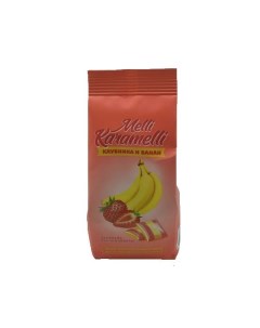Карамель клубника банан 160 г Melli karamelli