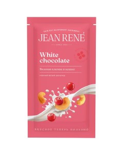 Шоколад белый с клюквой и кешью 65 г Jean rene