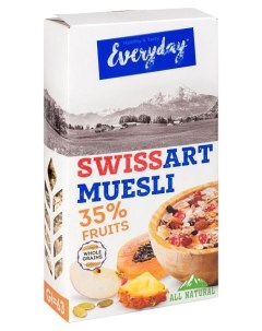 Мюсли swiss art с фруктами 300 г Everyday