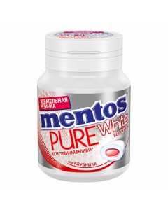 Жевательная резинка Pure White Клубника 54 г Mentos