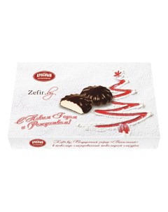 Зефир Zefir by ваниль в шоколаде 250 г Красный пищевик