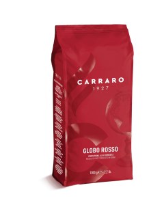 Кофе в зернах Globo Rosso 1 кг Carraro