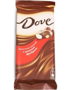 Шоколад молочный с целым фундуком 90 г Dove