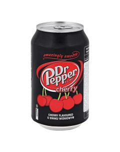 Газированный напиток cherry 330 мл Dr. pepper