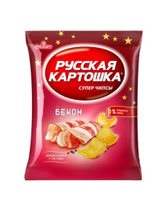 Чипсы картофельные со вкусом бекона 50 г Русская картошка