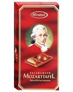 Шоколад MozarttafeL 100г Mirabell
