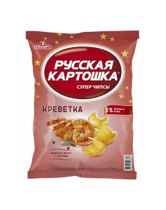 Чипсы Креветка 50 г Русская картошка