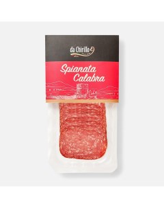 Колбаса сыровяленая Spianata Calabra полусухая нарезка 90 г Da chirillo