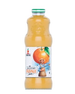 Сок апельсиновый с мякотью восстановленный пастеризованный 1 л Kral