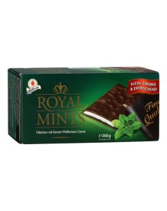 Шоколад Royal Mints темный с мятной начинкой 200 г Halloren