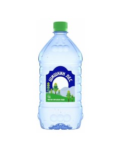 Вода питьевая негазированная 1 л Шишкин лес