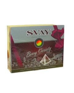 Чайное ассорти SVAY Berry Variety пирамидки 114 г Nobrand