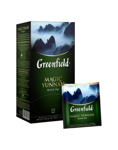 Чай черный Magic Yunnan в пакетиках 2 г х 25 шт Greenfield
