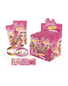 Карамель леденцовая клубника со сливками и браслеты 10 г Barbie
