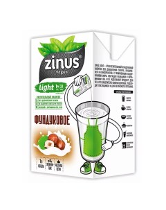 Растительный коктейль детский Light фундук с 3 лет 1 1 л Zinus