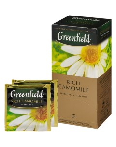 Чай Rich Camomile травяной фольгир 25пак уп 0432 10 2шт Greenfield