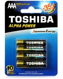 LR03GCHBP4 Батарейка 1шт Toshiba