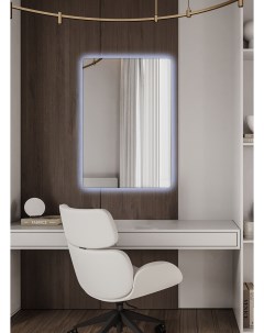 Зеркало для ванной Prisma 90 70 прямоугольное вертикальное c подогревом Nobrand
