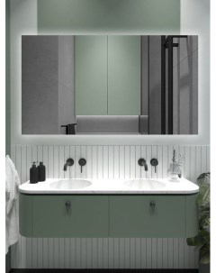 Зеркало для ванной Qwerty 80x120 горизонтальное с нейтральной LED подсветкой Nobrand