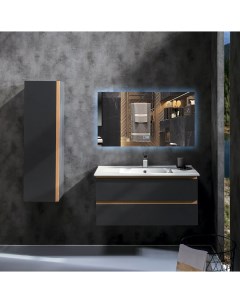 Зеркало для ванной Qwerty 60x100 прямоугольное горизонтальное c подогревом Nobrand