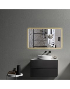 Зеркало для ванной Qwerty 60 180 прямоугольное с тёплой подсветкой Nobrand