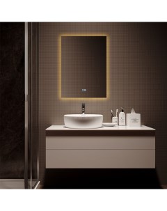 Зеркало для ванной Qwerty 120x100 прямоугольное вертикальное c подогревом Nobrand
