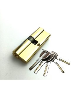 Цилиндровый механизм Личинка замка MSM 80 мм 40 40 ключ ключ полированная латунь Msm locks