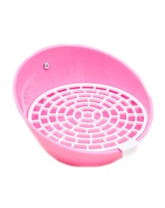 Туалет для мелких грызунов розовый 25 х 23 5 х 12 см Пижон