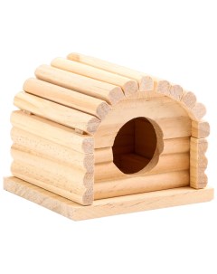 Домик для грызуна деревянный 11х10х9 см Carno