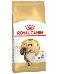 Сухой корм для кошек Siberian Adult ассорти 4 кг Royal canin
