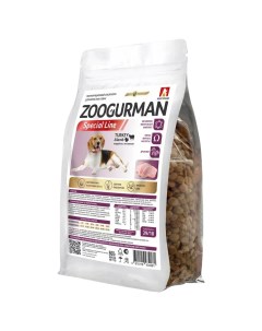 Сухой корм для собак Zoogurman Special line индейка с ягнёнком 0 6 кг Зоогурман