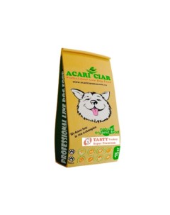 Сухой корм для собак TASTY гигант гранула индейка 15 кг Acari ciar