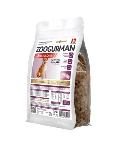 Сухой корм для собак Zoogurman Special line белая рыба с рисом 0 6 кг Зоогурман