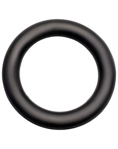 Игрушка Цельнорезиновое кольцо большое чёрное 16 см Зооник