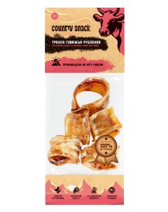 Лакомство для собак Говяжья трахея рубленная 60 г Country snack