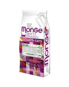 Сухой корм для кошек Monoprotein монопротеиновый кролик 10кг Monge