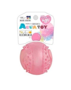 Мяч для собак акватой с усиленным отскоком розовый 6 5 см Tarky