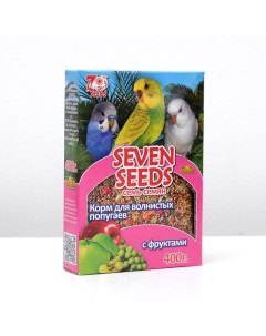 Сухой корм для волнистых попугаев Special с фруктами 2 шт по 400 г Seven seeds