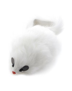 Игрушка для кошек Premium Pet Japan Мышка из натурального заячьего ворса Белый Japan premium pet