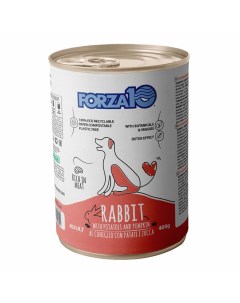 Влажный корм для взрослых собак Maintenance с кроликом картофелем 12 шт по 400 г Forza10