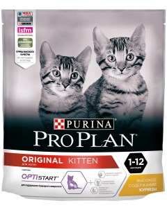 Сухой корм для котят Kitten с курицей 400 г Pro plan