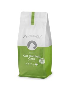 Сухой корм для кошек CAT HAIRBALL CARE с птицей и белой рыбой 10 кг Delicado