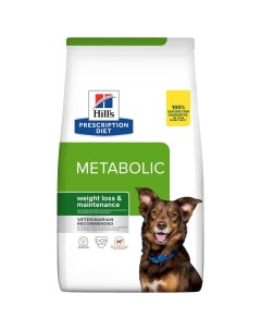 Сухой корм для собак Prescription Diet Metabolic с ягненком и рисом 1 5 кг Hill`s