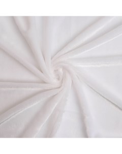 Ткань Мех на трикотажной основе 100х150 см цвет белый Страна карнавалия